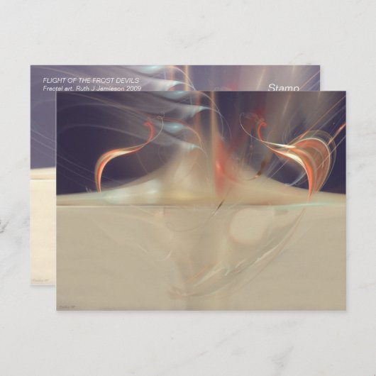 VLUCHT VAN DE GROOTSTE SCHIJVEN BRIEFKAART (Voorkant / Achterkant)