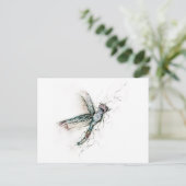 Vlucht van de libellen briefkaart (Staand voorkant)
