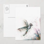 Vlucht van de libellen briefkaart (Voorkant / Achterkant)