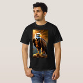"Vlucht van de Majestic Eagle T-shirt" T-shirt (Voorkant volledig)