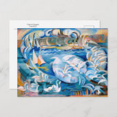 Vlucht van de meeuwen Alice Bailly Briefkaart (Voorkant / Achterkant)