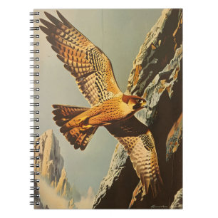 vlucht van de Merlin Falcon Notitieboek