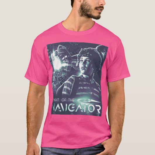 Vlucht van de navigator t-shirt (Voorkant)