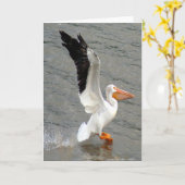 Vlucht van de Pelikaan Kaart (Gele Bloem)