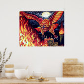 Vlucht van de Phoenix Poster (Keuken)