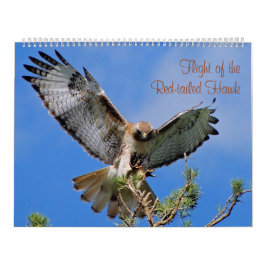Vlucht van de Rode Hawk Kalender