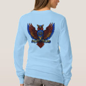 "Vlucht van de vrijheid: Birds Design T-shirt" T-shirt (Achterkant)