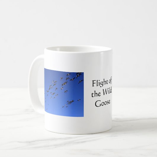 Vlucht van de Wilde Gans, Mok (Voorkant links)