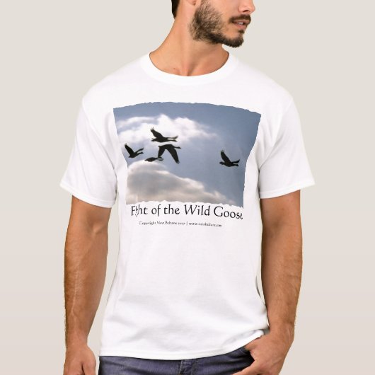 Vlucht van de Wilde Gans | T-shirt (Voorkant)