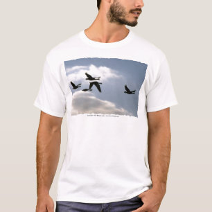 Vlucht van de Wilde Goose   T-shirt   Aanpassen me
