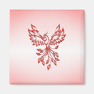 Vlucht van een Phoenix Red Magneet