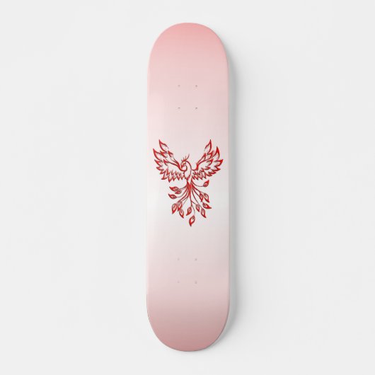 Vlucht van een Phoenix Red Persoonlijk Skateboard (Voorkant)
