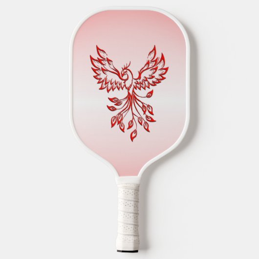 Vlucht van een Phoenix Red Pickleball Paddle (Achterkant)