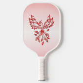 Vlucht van een Phoenix Red Pickleball Paddle (Voorkant)