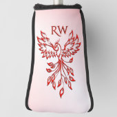 Vlucht van een Phoenix Rode Monogram Golfheadcover (Draai 90)