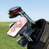 Vlucht van een Phoenix Rode Monogram Golfheadcover (Insitu)