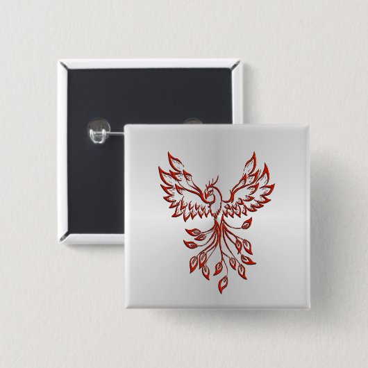 Vlucht van een Phoenix Silver Button (Voorkant /achterkant)