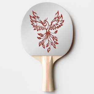 Vlucht van een Phoenix Silver Tafeltennisbatje
