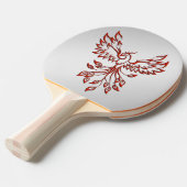 Vlucht van een Phoenix Silver Tafeltennisbatje (Voorkant Gekanteld)