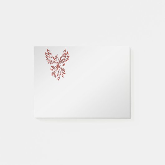Vlucht van een Phoenix Zilver Post-it® Notes (Voorkant)
