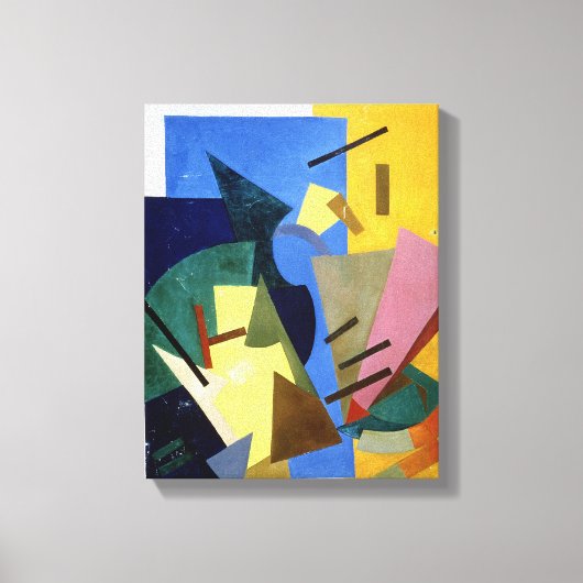 Vlucht van een vliegtuig, 1916 canvas afdruk (Voorkant)