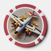 "Vlucht van Fancy" Poker Chips (Achterkant)