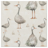 Vlucht van Fancy: Whimsy Ganzen Stof (Close Up)