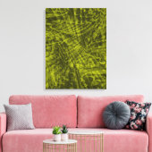 Vlucht van groene rosella abstract drieluik canvas afdruk (Insitu (Woonkamer))