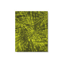 Vlucht van groene rosella abstract drieluik canvas