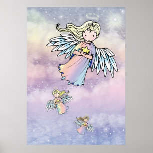 Vlucht van het Poster Angel door Molly Harrison