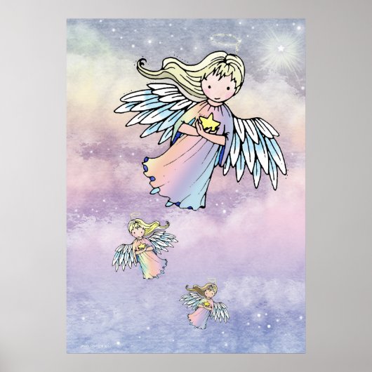 Vlucht van het Poster Angel door Molly Harrison (Voorkant)