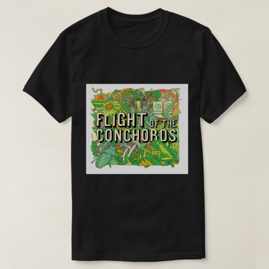VLUCHT VAN HET Poster CONCHORDS T-shirt (Design voorkant)