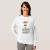 Vlucht van Jacques Charles en Nicholas Robert T-shirt (Voorkant volledig)