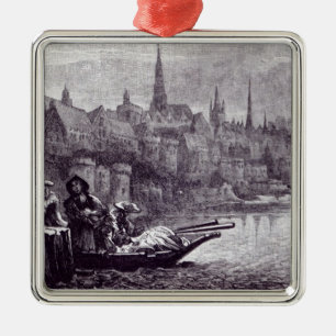 Vlucht van King James Metalen Ornament