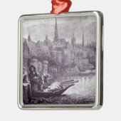 Vlucht van King James Metalen Ornament (Links)