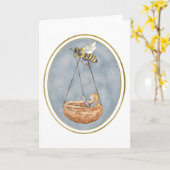 Vlucht van Thumbelina Kaart (Gele Bloem)