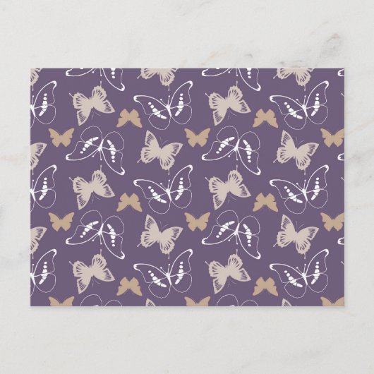 Vlucht van vlinders briefkaart (Voorkant)