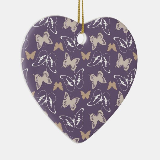 Vlucht van vlinders keramisch ornament (Rechts)