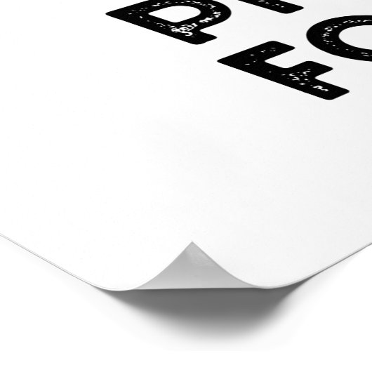 vlucht voor een Cacti Funny Cactus Pun Poster (Hoek)