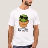 vlucht voor een Cacti Funny Cactus Pun T-shirt (Voorkant)