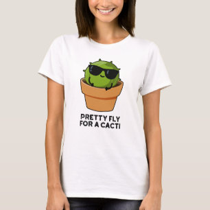  vlucht voor een Cacti Funny Cactus Pun T-shirt