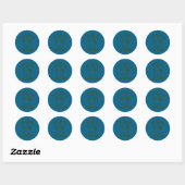 Vlucht was nooit een optie ronde sticker (Vel)