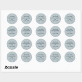 vlucht weg ronde sticker (Vel)