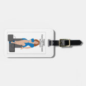 Vluchtaangerichte bagagegember bagagelabel (Voorkant horizontaal)