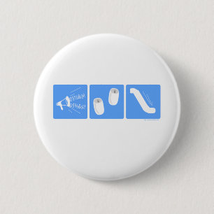 Vluchtaangerichte Follies Ronde Button 5,7 Cm