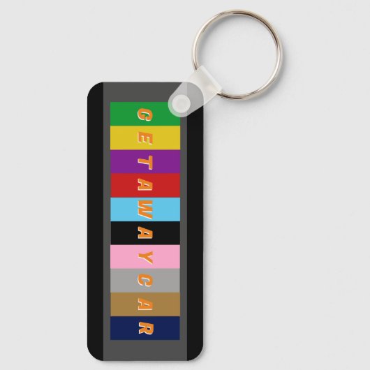 VLUCHTAUTO SLEUTELHANGER (Achterkant)