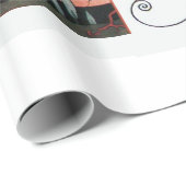 VLUCHTBAAR VOGELS / NACHTE ROOS ART DECO BEAUTY MO CADEAUPAPIER (Rol Hoek)