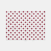 Vluchtband/hart Fleece Deken (Voorkant (Horizontaal))