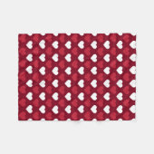 Vluchtband/hart Fleece Deken (Voorkant (Horizontaal))