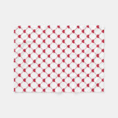 Vluchtband/hart Fleece Deken (Voorkant (Horizontaal))
